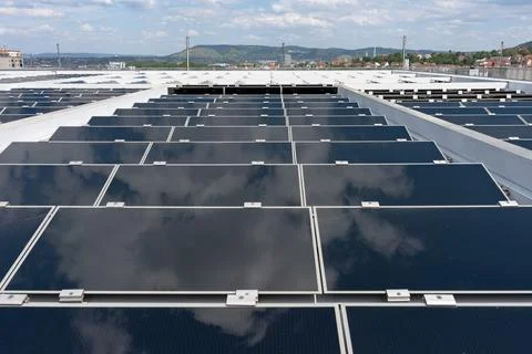 Solar panels Stock Photos