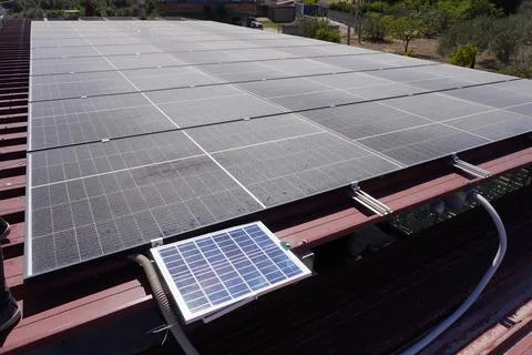 Solar panels. 스톡 사진