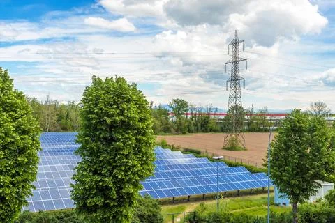 Solar panels Stock Photos