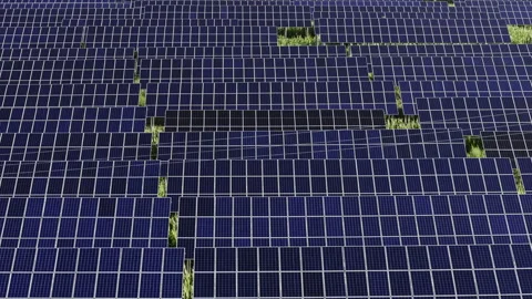 Solar Panels Reflection Green Energy Stockbeeldmateriaal 343159670