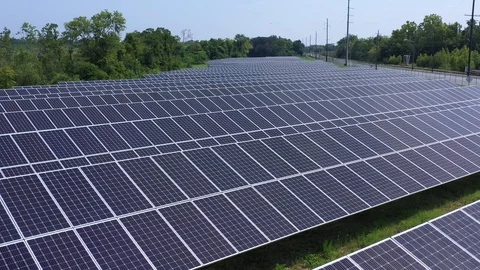 Solar Panels Renewable Energy Vídeo Stock 122957484