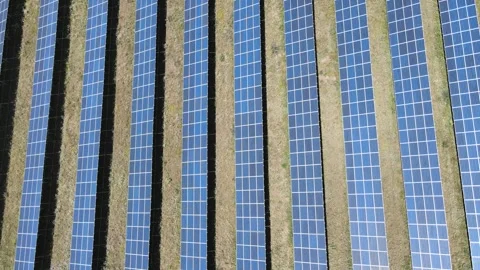 Solar panels renewable energy Video stock 240736294