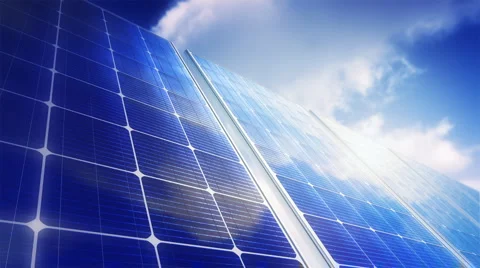 Solar Panels Sky (Loop) Vidéo 3677809