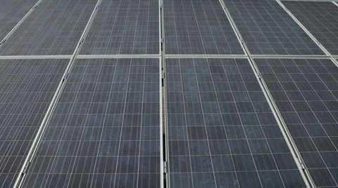 Solar Panels Straight CU Vidéo 25009110
