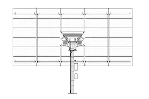 Solar panels technology Stock Illustration