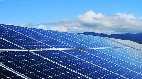 Solar panels. Time lapse. Stock Footage 87197691