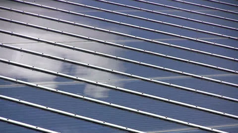 Solar panels (timelapse) Stock Footage 24696996
