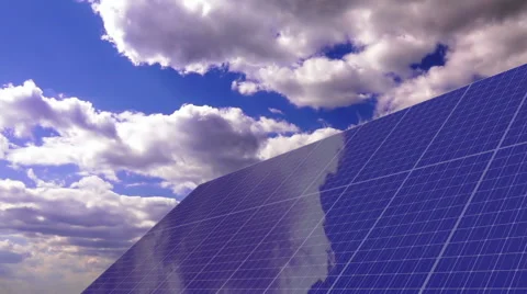 Solar Panels Timelapse Vídeos de archivo 44434409