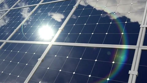 Solar Panels Under The Sun 3 Stock Footage 134493658