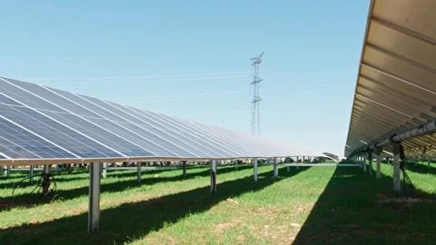 Solar Panels Under the Sun Video stock 287747258