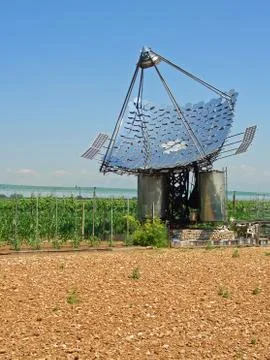 Solar panels, vertical Stock Photos