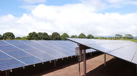 Solar pannel farm Видео 40667419