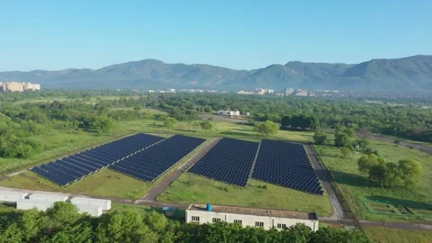 Solar pannels Stock Footage 131737108