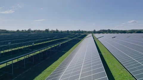 Solar Park Stock Footage 263803415