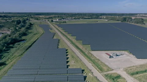 Solar Park Video stock 263803809