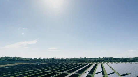 Solar Park Stock Footage 263804640