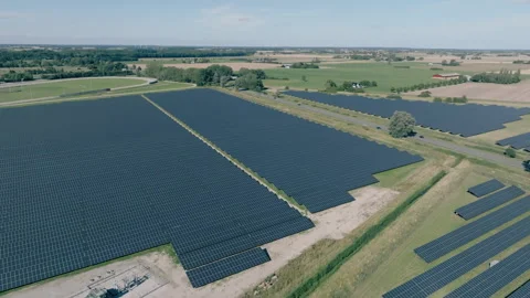 Solar Park Stock Footage 263804952