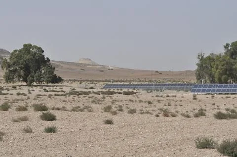 Solar park Stock Photos
