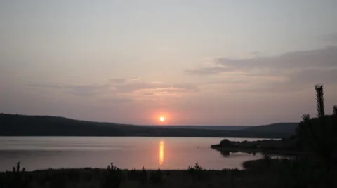 Solar path on the water Stock Footage 59788743