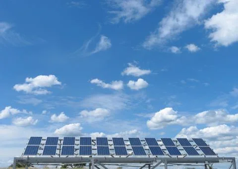 Solar plant Stock Photos