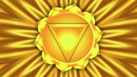 Solar Plexus Chakra Symbol Animated 動画素材 140633211