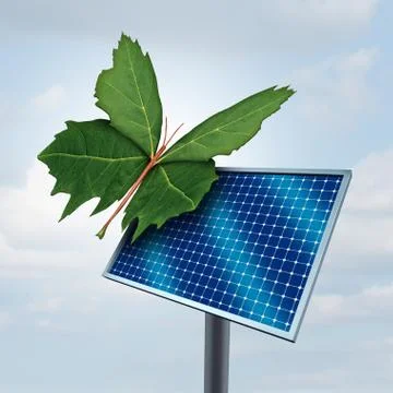 Solar Power Concept Иллюстрация