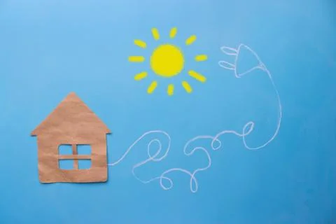 Solar power concept Stock Photos