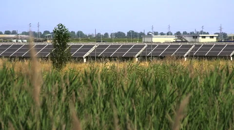 Solar Power - electricity generation Stock Footage 40102784