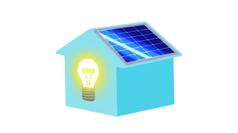 Solar power - electricity supply Stock Footage 80645525