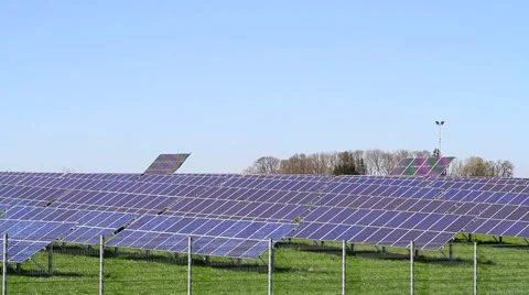 Solar power Stock Footage