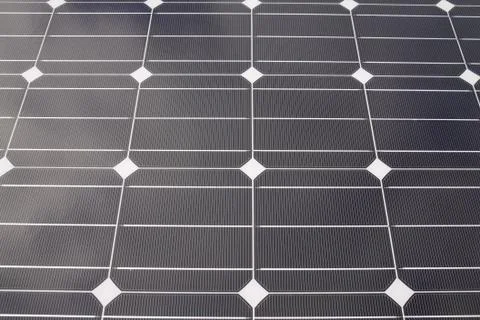 Solar power generation Stock Photos