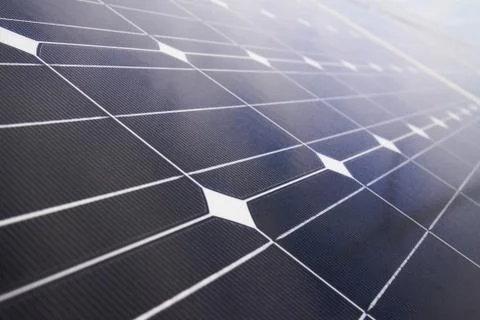 Solar power generation Stock Photos