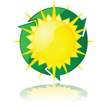 Solar power Stock Illustration