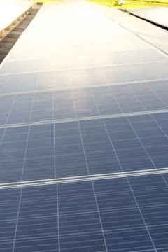 Solar power panels Stock Photos