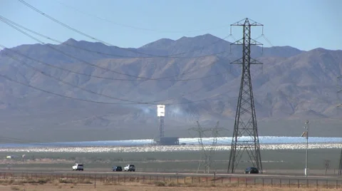 Solar Power Plant Stock Footage 32260205