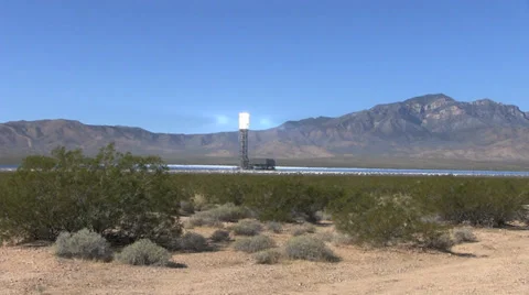 Solar Power Plant Stock Footage 32260251