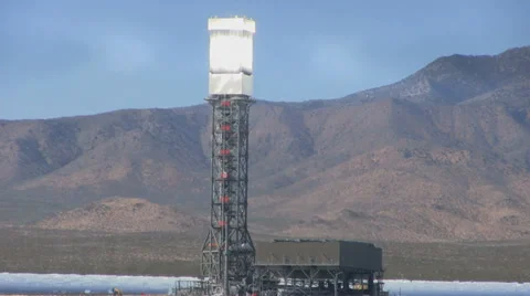 Solar Power Plant Stock Footage 32260355