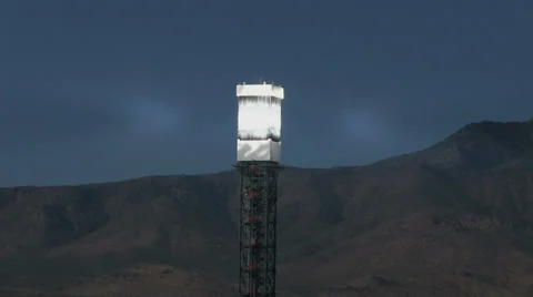 Solar Power Plant Stock Footage 32260385