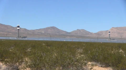 Solar Power Plant Stock Footage 32260443