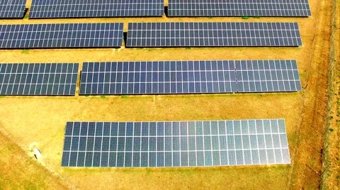 Solar power plant. Video stock 55612806