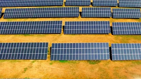 Solar power plant. Video stock 55615729