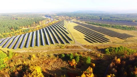 Solar power plant. Video stock 71941017