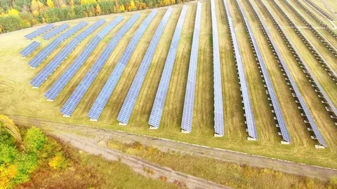 Solar power plant. Video stock 71941739