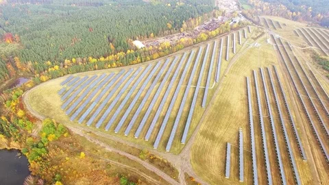 Solar power plant. Video stock 71941932