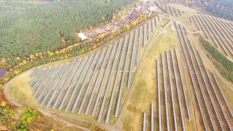 Solar power plant. Video stock 71942046