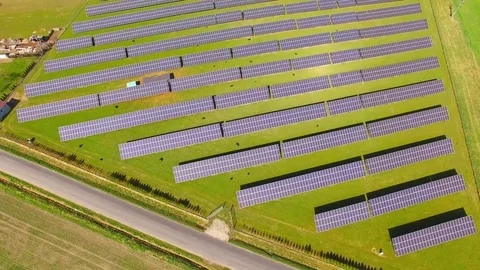 Solar power plant. Stock Footage 74192819