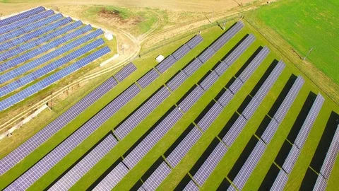 Solar power plant. Video stock 74193881
