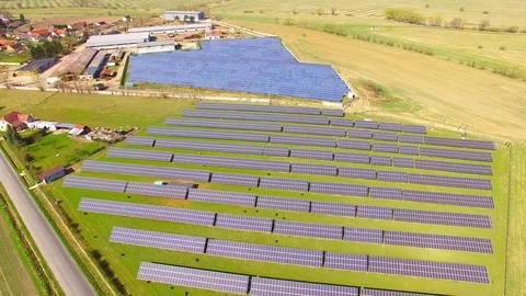 Solar power plant. Stock Footage 74194249