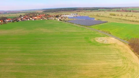 Solar power plant. Video stock 74196359