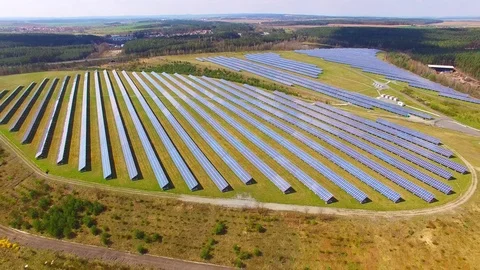 Solar power plant. Stock Footage 74446465